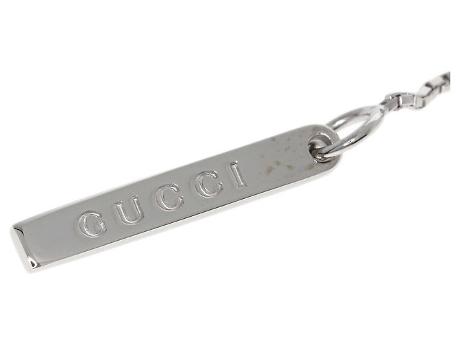 Collana Lariat Gucci in Oro Bianco 18K - vista 5