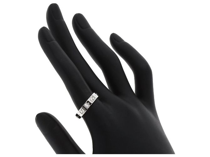 Anello in oro bianco 18K Gucci Icon - vista 6