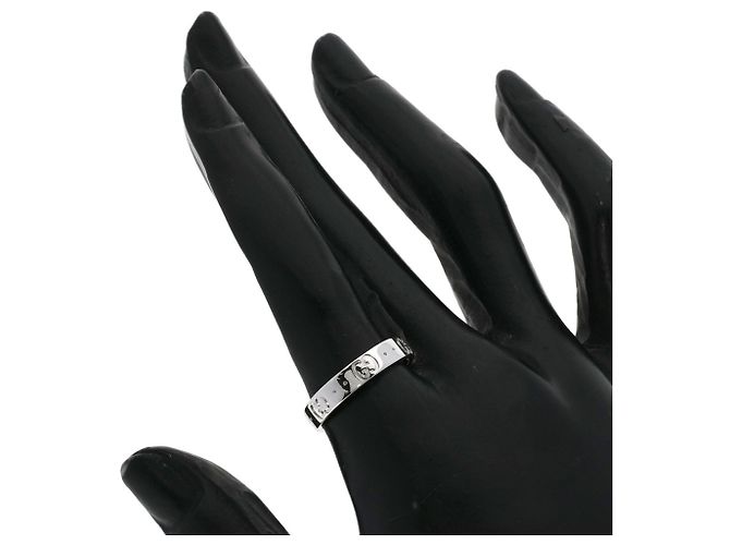 Anello in oro bianco 18K Gucci Icon - vista 7