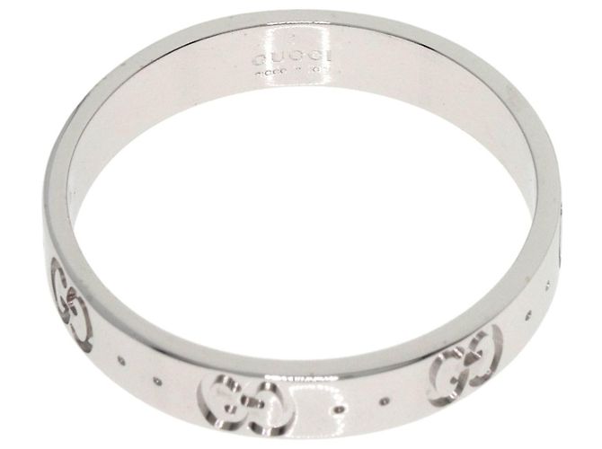 Anello in oro bianco 18K Gucci Icon da donna - vista 4