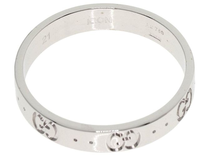 Anello in oro bianco 18K Gucci Icon da donna - vista 5