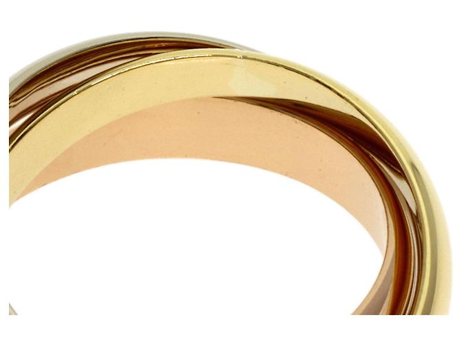 Anello Trinity Cartier Oro Rosa Bianco e Giallo 18K - vista 5