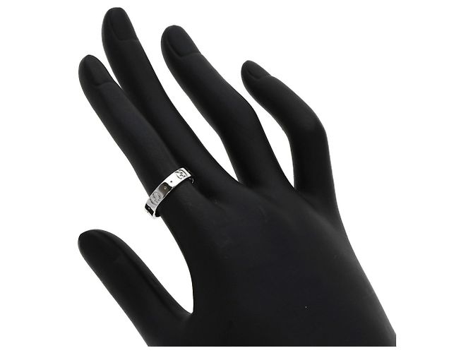 Anello Band Gucci Icon #10 in oro bianco 18K - vista 7