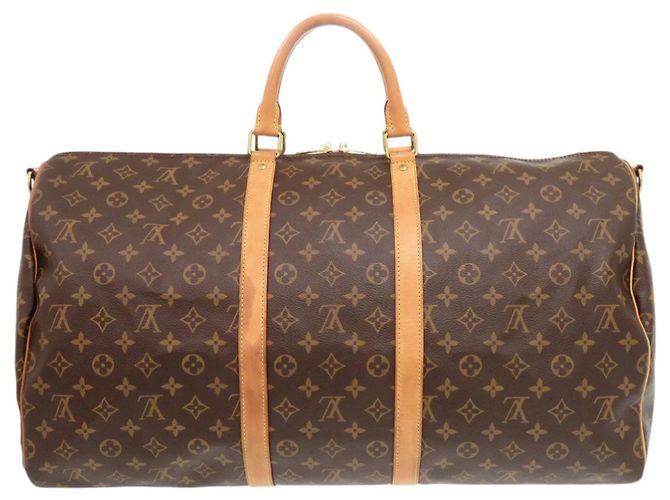 Keepall Borsa Boston Louis Vuitton - Monogramma Marrone - vista 2