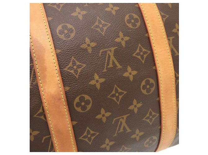 Keepall Borsa Boston Louis Vuitton - Monogramma Marrone - vista 9