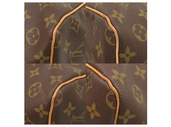 Borsa Boston Keepall 60 Monogram Louis Vuitton Marrone Monogramma - vista 4