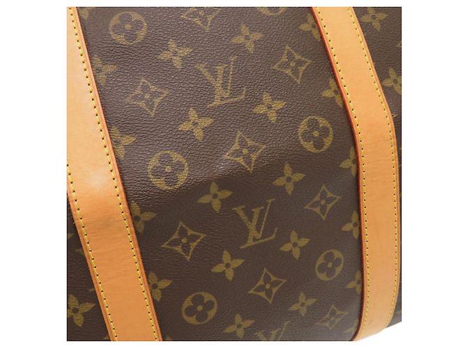 Borsa Boston Keepall 60 Monogram Louis Vuitton Marrone Monogramma - vista 8