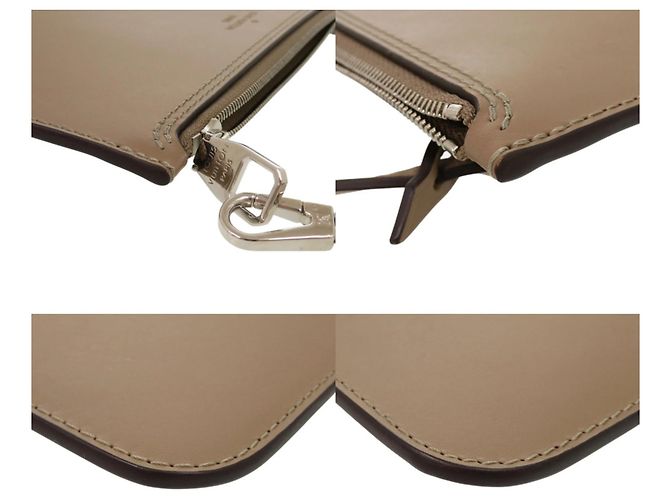 Pochette Hina MM Louis Vuitton Marrone - vista 3