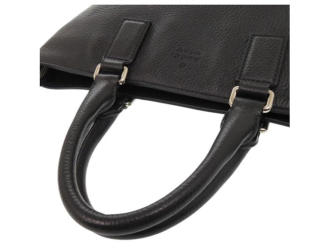 Borsa in pelle nera Gucci Nero - vista 5