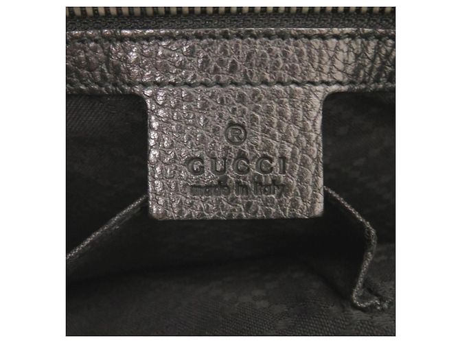 Borsa in pelle nera Gucci Nero - vista 8