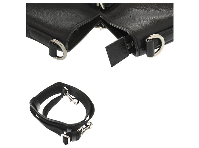 Borsa in pelle nera Gucci Nero - vista 9