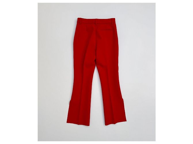 Msgm Hose in Rot mit geradem Schnitt - Ansicht 2