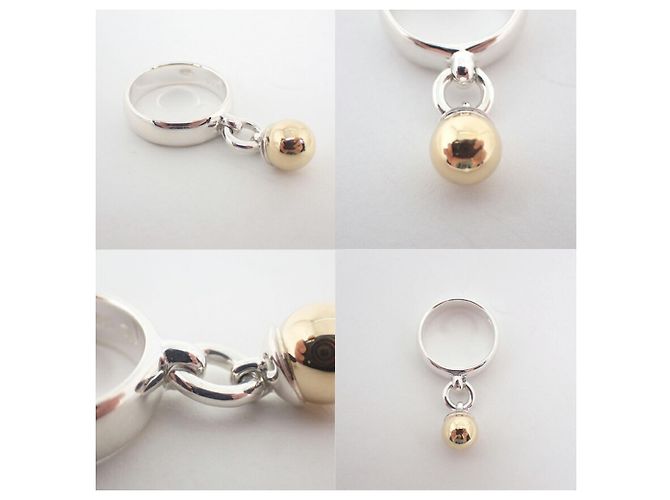 Tiffany & Co. 925 750 Ball Dangle Ring - Ansicht 8