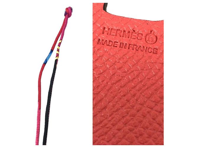 Petit H Taschenanhänger von Hermès Pink Rot - Ansicht 3