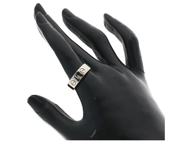 Anello Cartier Love in oro bianco 18K - vista 5