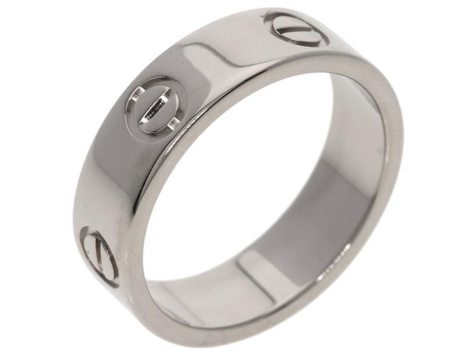 Anello Love Cartier in oro bianco 18K - vista 2