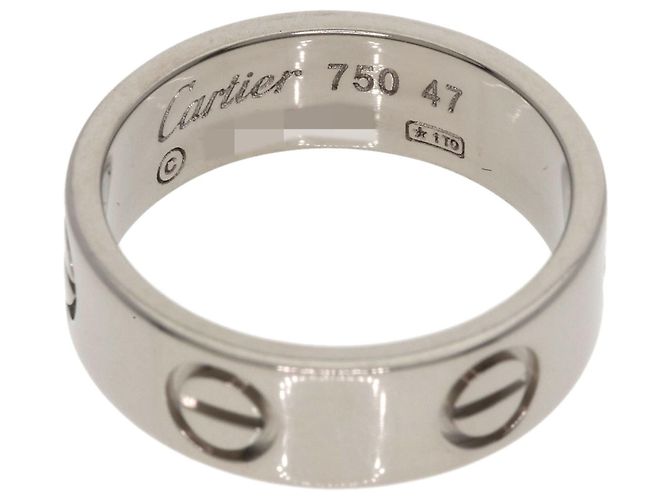 Anello Love Cartier in oro bianco 18K - vista 4