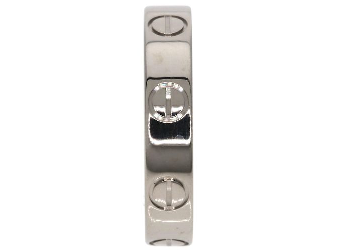 Anello Mini Love Cartier in oro bianco 18K - vista 3