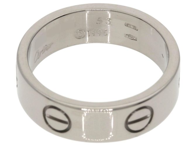 Anello Cartier Love in oro bianco 18K - vista 4