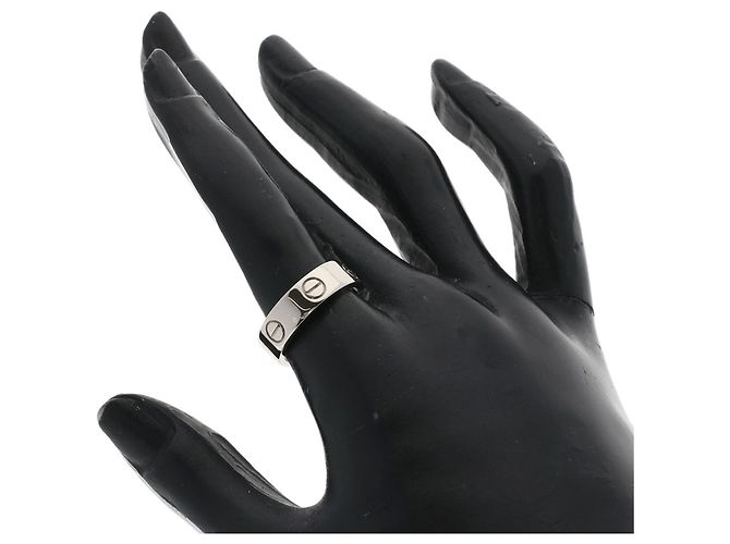 Anello Cartier Love in oro bianco 18K - vista 5