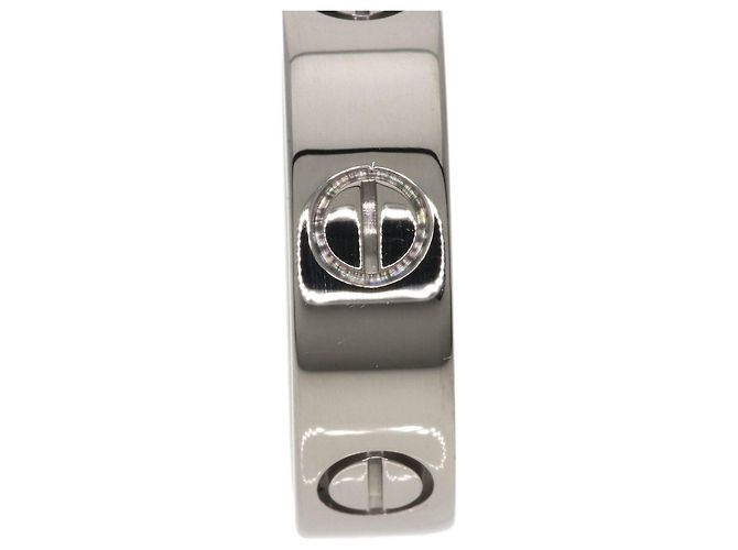 Anello Cartier Love in oro bianco 18K - vista 6