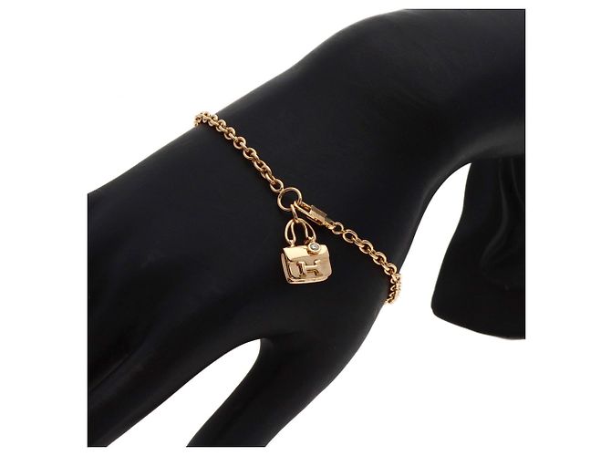 Bracciale Constance 1P con diamante Hermès in oro rosa 18K - vista 5