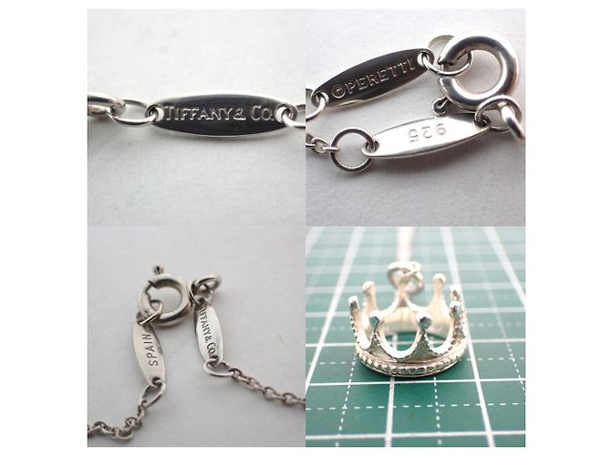Collana Pendente Charm Corona 925 Tiffany & Co. - vista 11