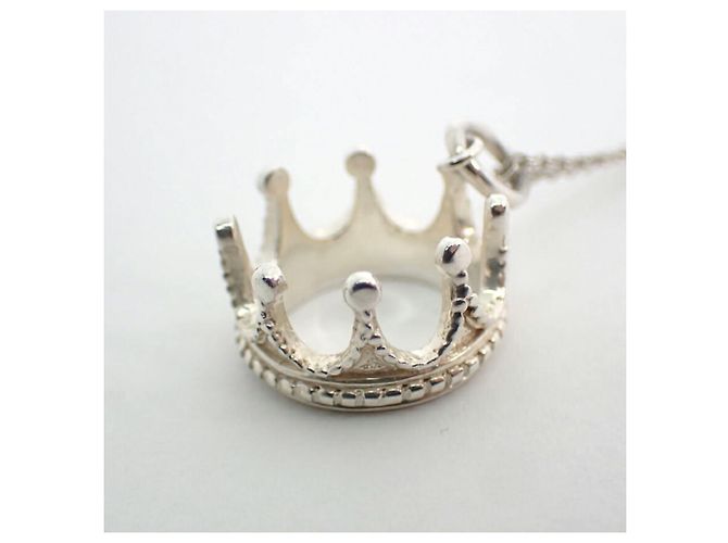Collana Pendente Charm Corona 925 Tiffany & Co. - vista 8