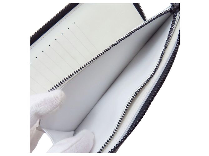 Louis Vuitton Monogram Shadow Zippy Wallet White Navy blue - view 7