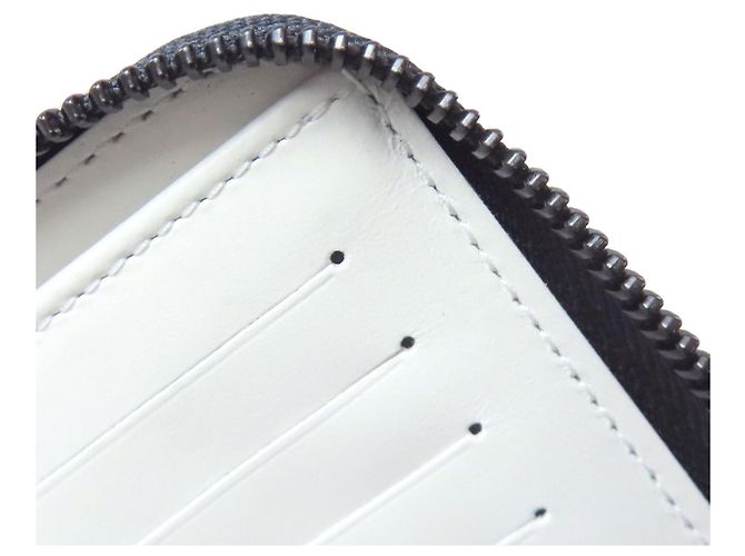 Louis Vuitton Monogram Shadow Zippy Wallet White Navy blue - view 9