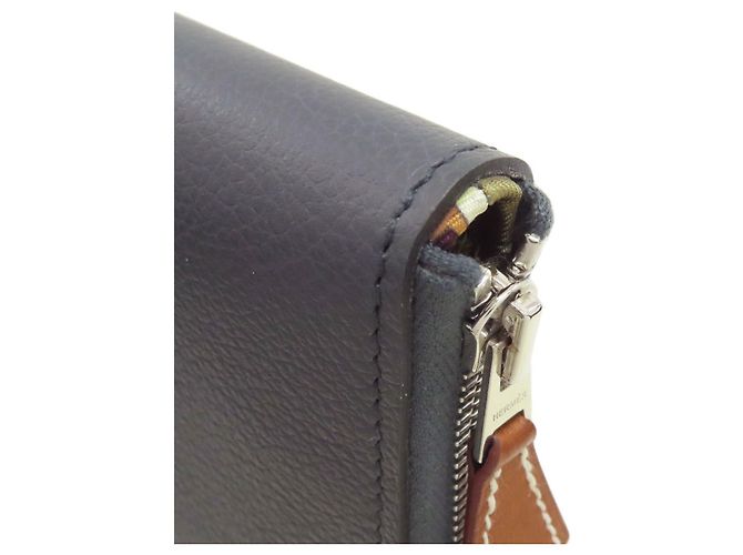 Hermès Azap Seidenlangbörse Braun - Ansicht 13