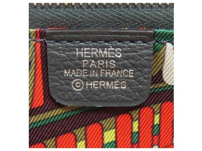 Hermès Azap Seidenlangbörse Braun - Ansicht 6