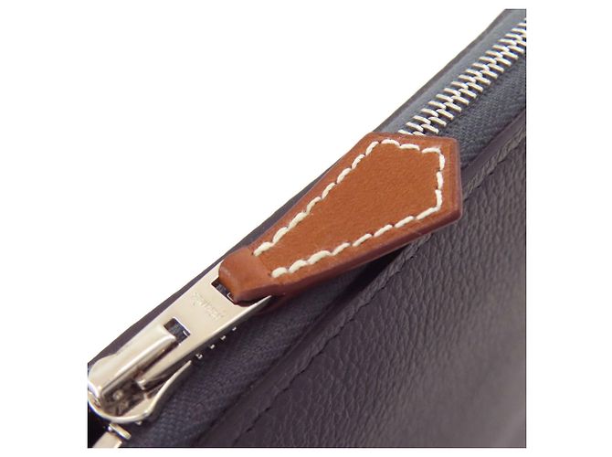 Hermès Azap Seidenlangbörse Braun - Ansicht 9