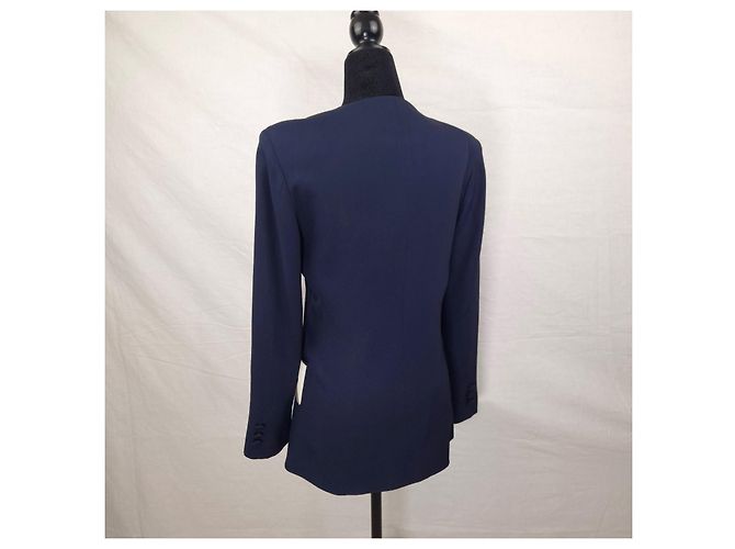 Moschino Cheap and Chic blazer blu 1990s - vista 2