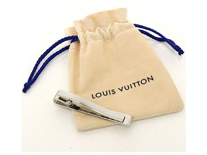 Fermaglio per cravatta Damier Louis Vuitton Argento - vista 2