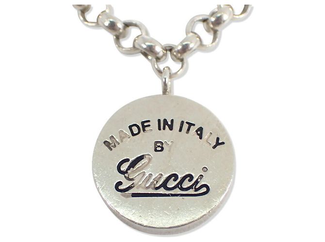 Collar Péndulo Circular GUCCI 925 - vista 2