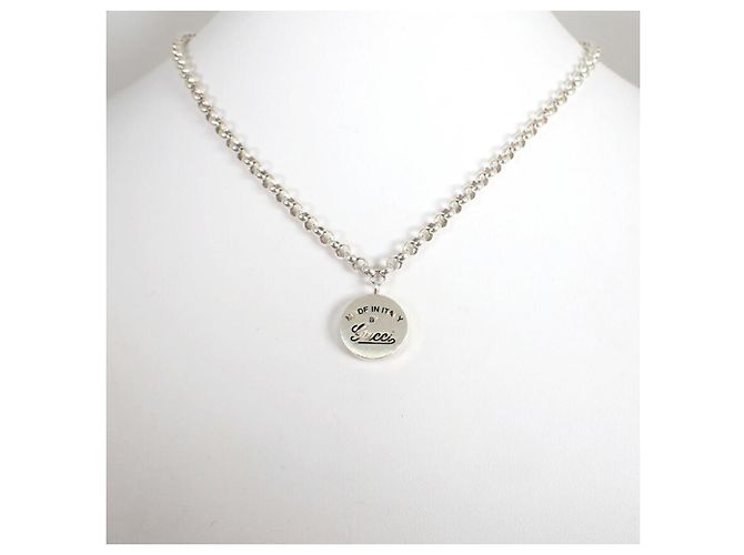 Collar Péndulo Circular GUCCI 925 - vista 3