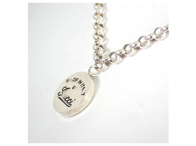 Collar Péndulo Circular GUCCI 925 - vista 4