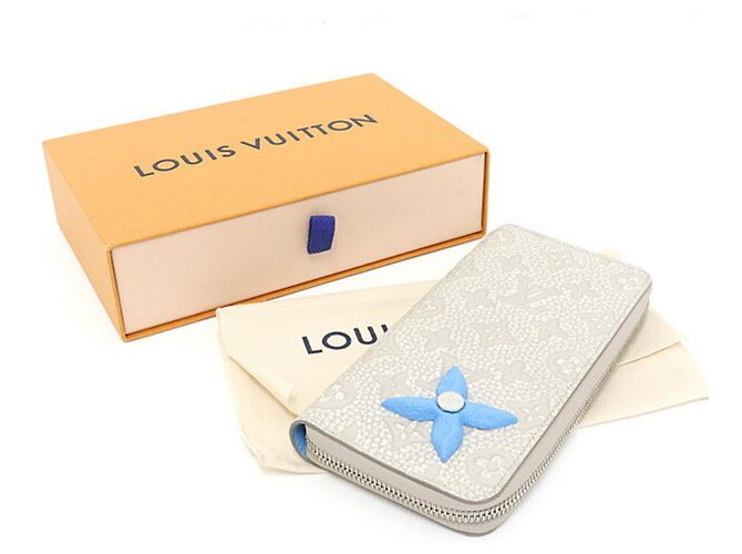 Cartera Zippy Climbing en Taurillon Louis Vuitton Blanco - vista 6