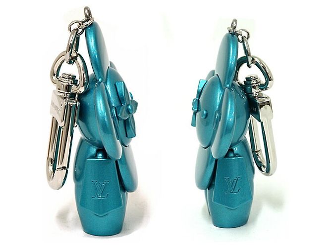 Portachiavi Bijou Sac Vivienne Metal Louis Vuitton Turchese - vista 4