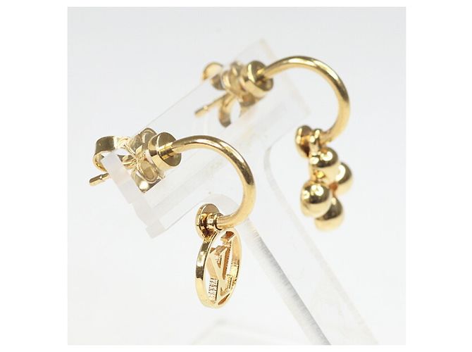 Louis Vuitton Blooming Gold Metallohrringe Golden - Ansicht 2