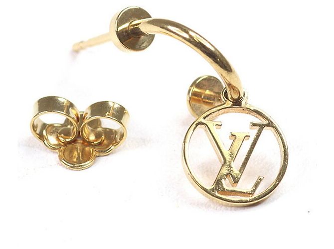 Louis Vuitton Blooming Gold Metallohrringe Golden - Ansicht 4
