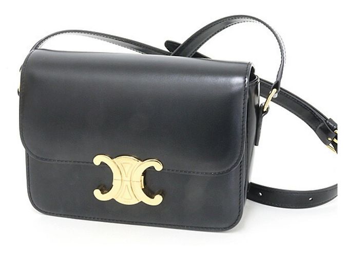 Céline Borsa Triomphe Teen di Celine Nero - vista 5