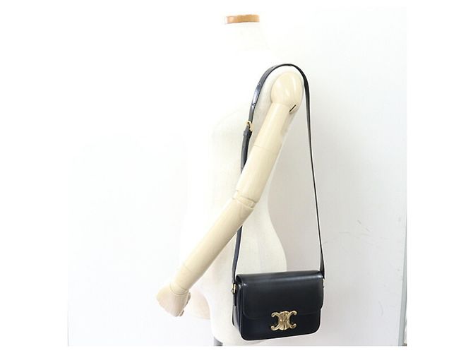 Céline Borsa Triomphe Teen di Celine Nero - vista 6