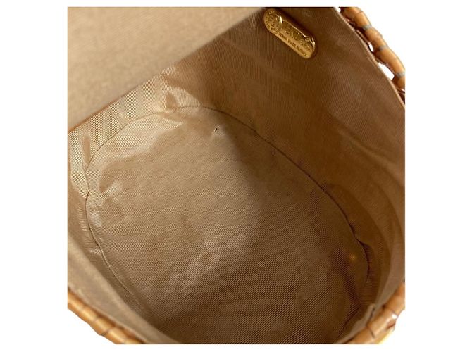Fendi Vintage Strohtasche Beige - Ansicht 11