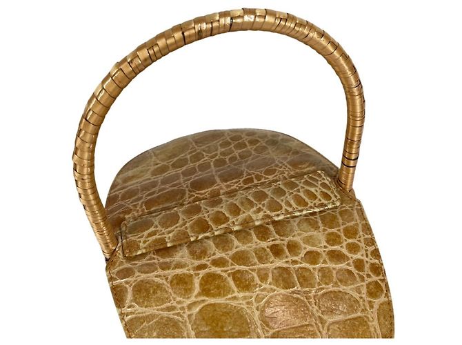 Fendi Vintage Strohtasche Beige - Ansicht 6