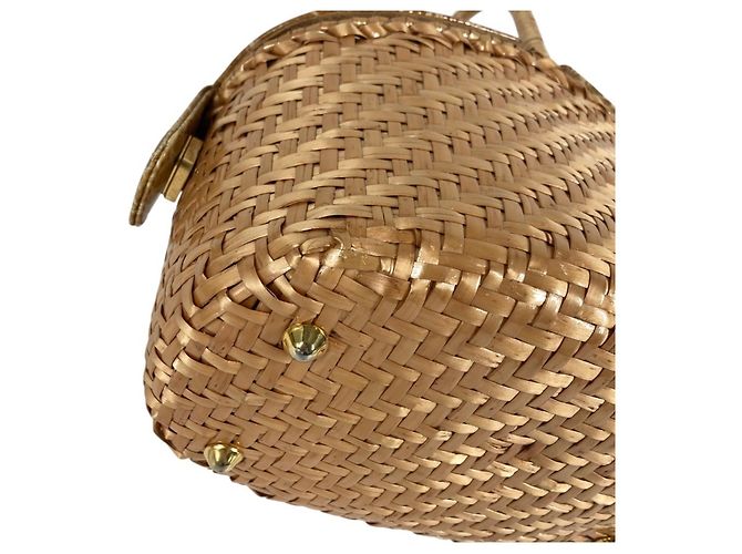 Fendi Vintage Strohtasche Beige - Ansicht 9