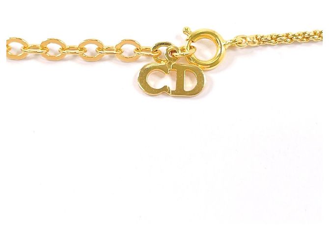 Collana Vintage CD Logo Christian Dior D'oro - vista 5