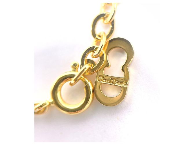 Collana Vintage CD Logo Christian Dior D'oro - vista 6