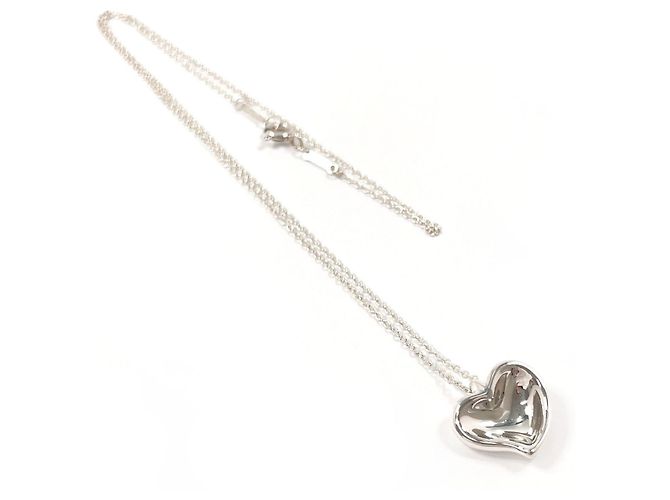 Tiffany & Co Collana Tiffany Cuore Curvo Elsa Peretti Argento - vista 3